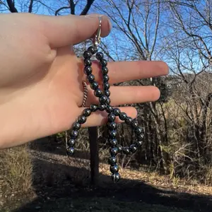 Silver Western Bow Keychain