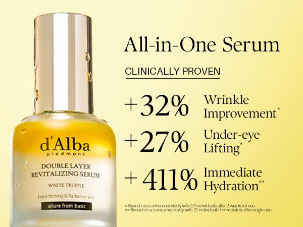 [OFFICIAL d'Alba] White Truffle Glow & Lift Routine Set l Hydrating & Long-Lasting Glow l Simplify Your Skincare with All-In-One Routine l Spray Serum (3.38 fl oz) + Serum (1.69 fl oz) + Cream (2.46 oz)