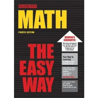 USED Book - Math the Easy Way (Barron's Easy Series) by Anthony Prindle (Paperback) - english