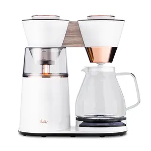 Melitta® Vision™ 12-Cup Luxe Drip Coffee Maker | Copper White | Auto, Programmable (MCM002WULGW1)