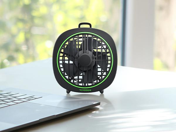 VIVOSUN  4” Grow Tent Clip Fan with Detachable Hook, 3-Speed Strong & Quiet Airflow, Adjustable Airflow Angle for Hydroponics, Circulation & Cooling, White, 1-Pack