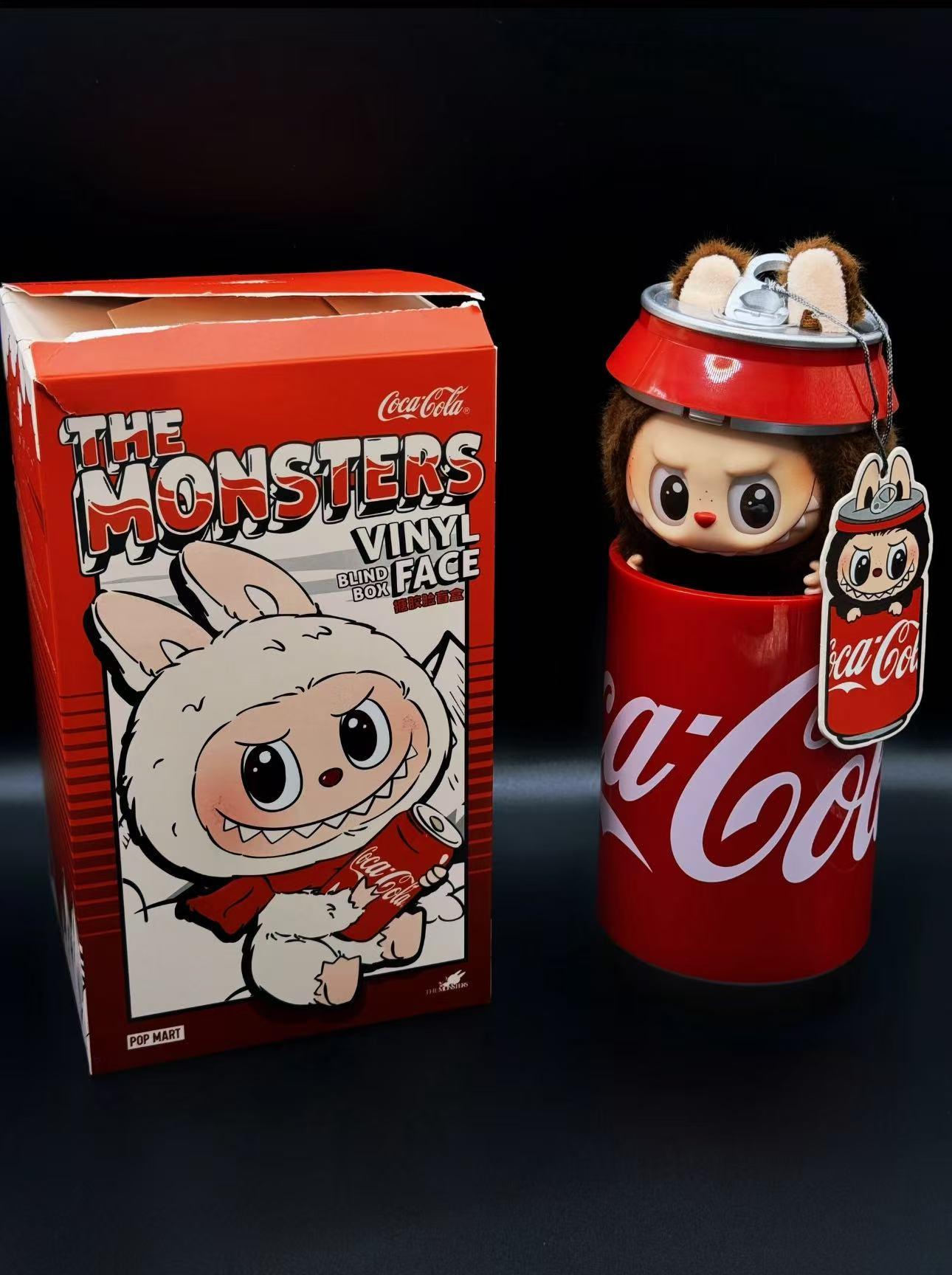 THE MONSTERS Coca-Cola Series Vinyl Face Blind Box Keychain Collectible