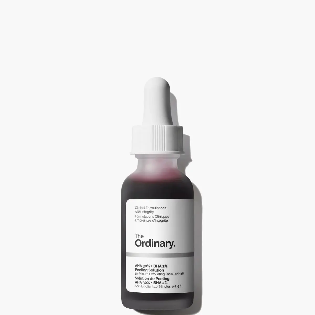 The Ordinary AHA 30% + BHA 2% Peeling Solution, Advanced Exfoliating Peel for Brighter Skin