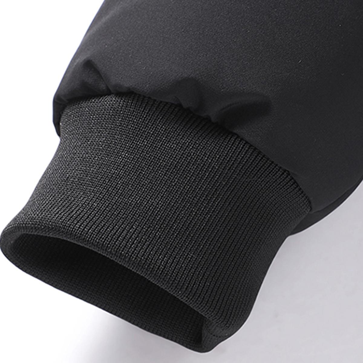 Men's Winter Jacket Full Zip & Stand Collar - Windproof Coat, Skiing, Outdoor Activities Casual Wear - Ideal Cold Weather Gift for Husband, Men's Winter Jacket