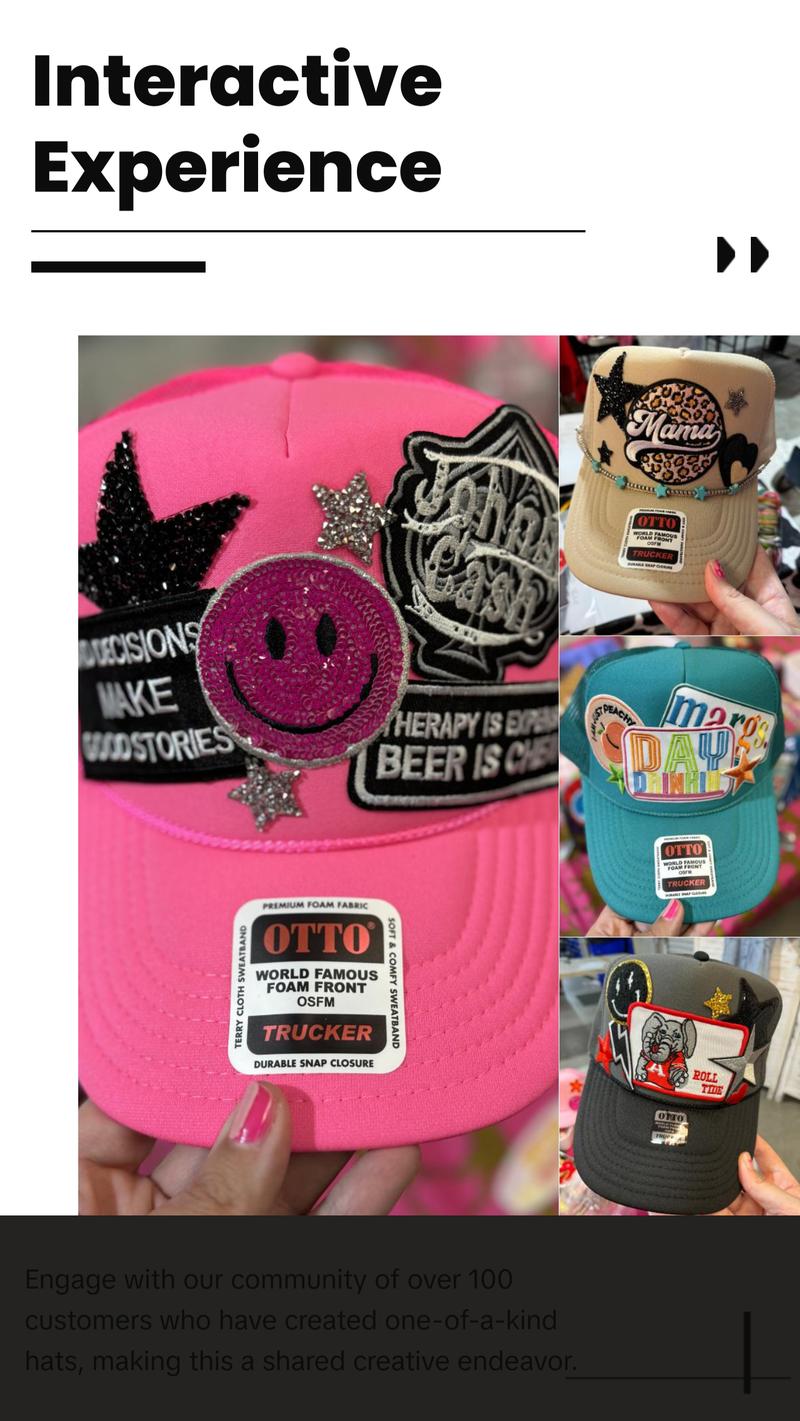 Trucker Hat Bar-Build Your Own Trucker Hat