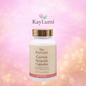 KayLumi Nourish Capsules Herbal Blend with Fenugreek & Maca 60 Capsules Dietary Supplement for Optimal Health