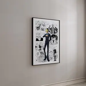 Manga Poster - Sanji Vinsmoke - Curated Manga Panels
