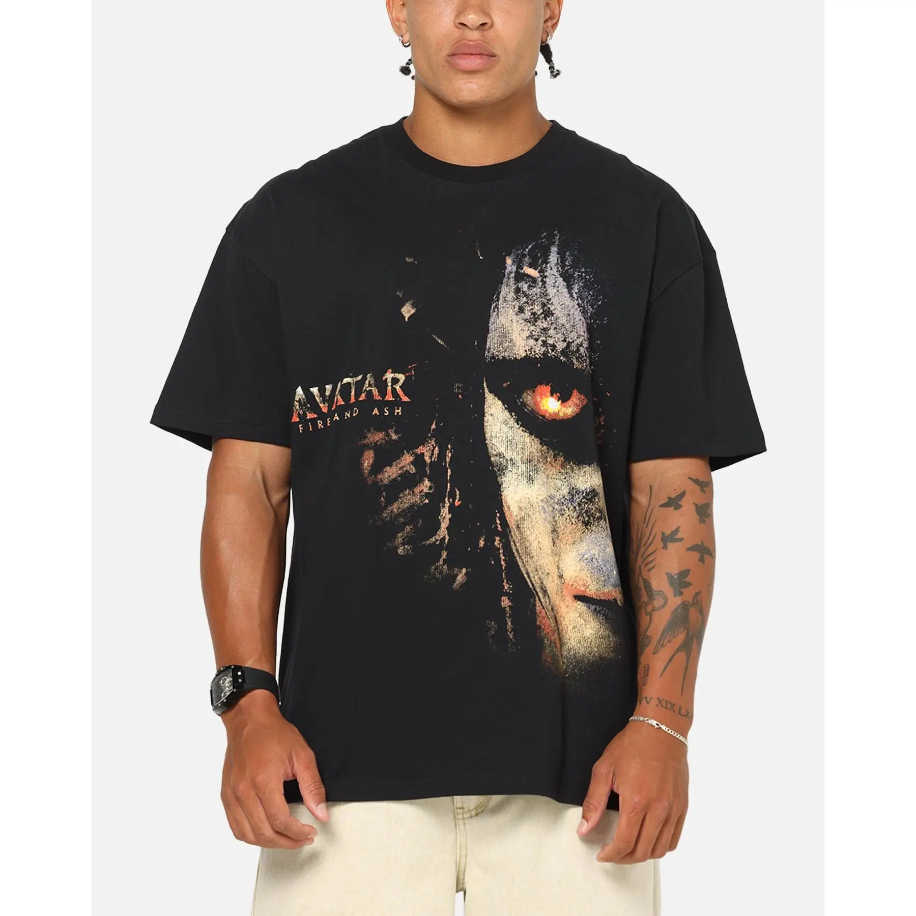 73Studio X Avatar Fire And Ask Heavy T-Shirt Black 73Studio X Avatar Fire And Ask Heavy T-Shirt Black