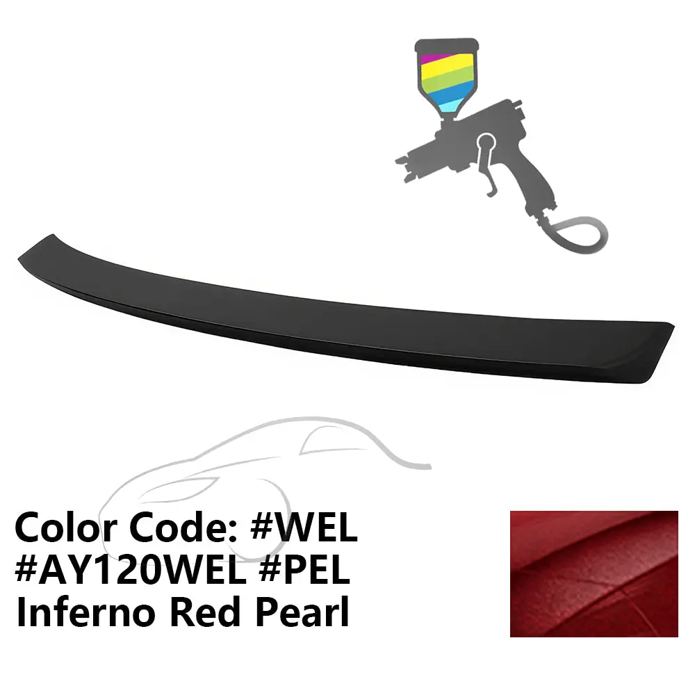 Trunk Spoiler for Chrysler 300 2011-2023 OE Style #WEL Inferno Red Pearl