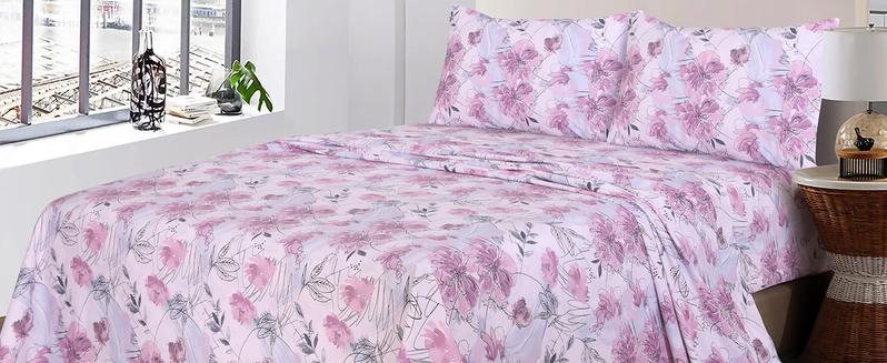 Ruvanti 100% Cotton Percale Sheet Set – Ultra Soft Hotel-Quality Bedding with Deep Pockets, Breathable, Elegant Design, Soft Touch, OEKO-TEX Certified