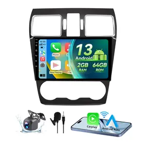 9" Android 13 Car Stereo Radio for 【Subaru Forester WRX Impreza 2015 2016 2017 2018】 IPS Touch Screen Head Unit,Bluetooth/Wifi/FM/Wireless Carplay Android Auto/GPS/Mirrorlink/Backup Camera