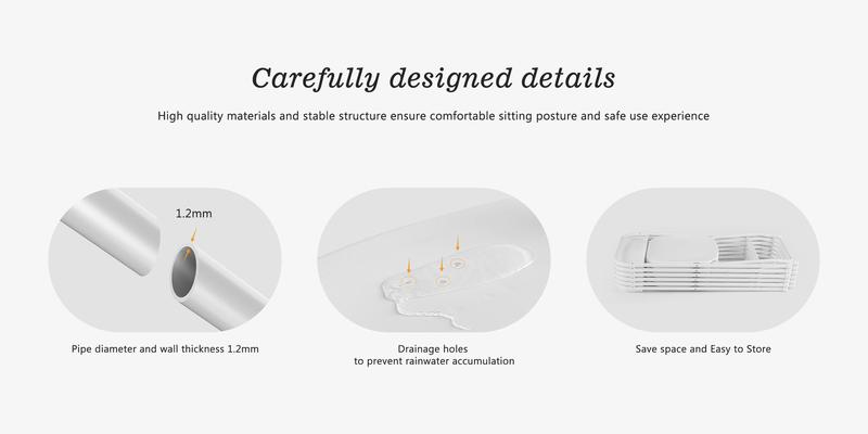 SweetFurniture Folding versatile seating with Leather Padding - Sturdy Metal Frame, Foldable and Easy to Store for Indoor and Outdoor Use at Office