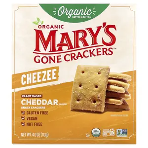 Mary's Gone Crackers Organic Cheezee Snack Crackers, Cheddar, 4 oz (113 g)