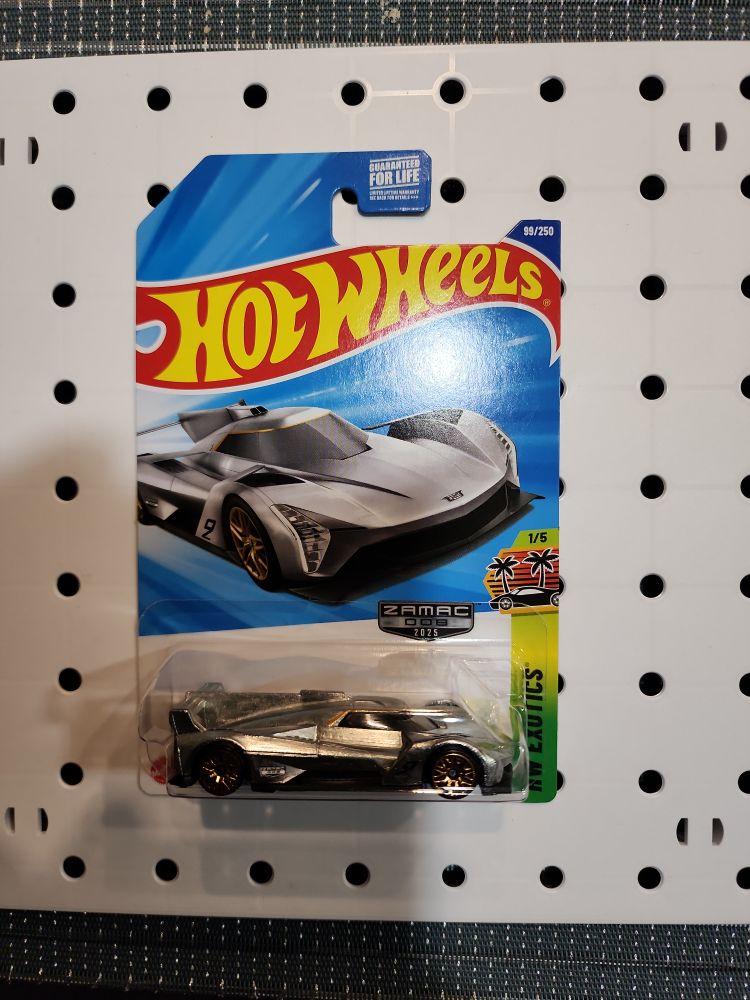 Hot Wheels 2025 K Case ZAMAC Cadillac Project GTP Hypercar