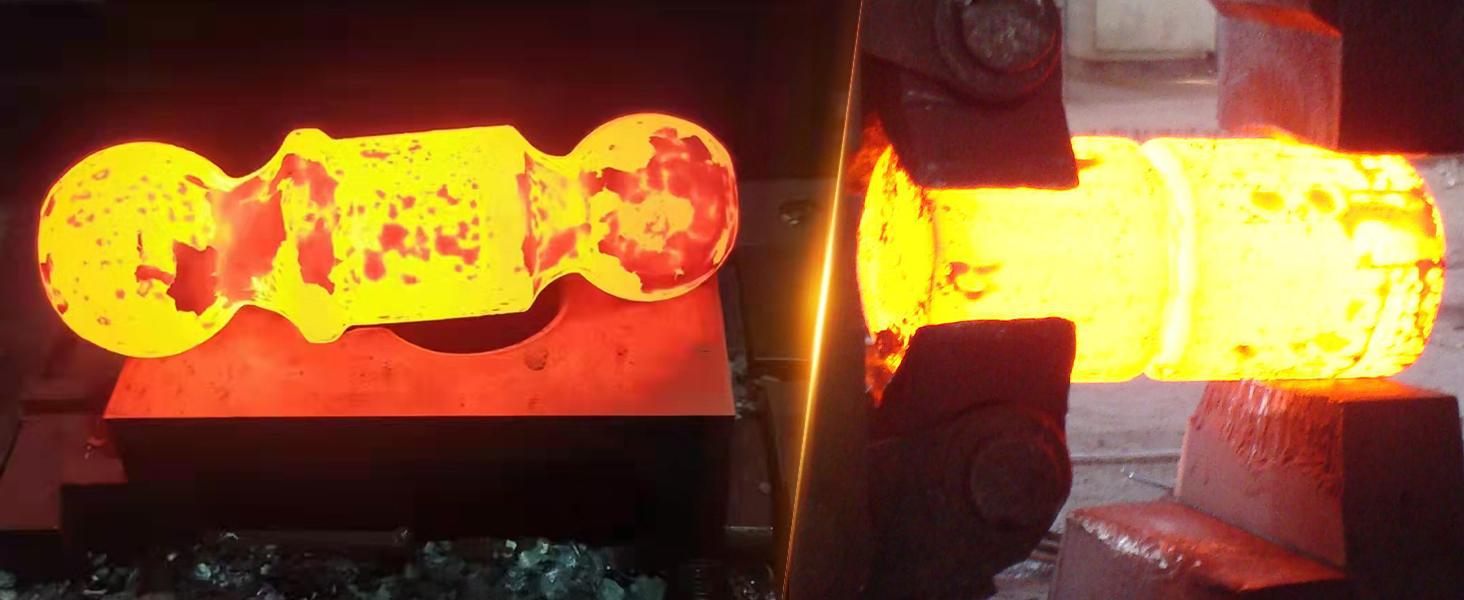 LOCAME Heavy-Duty Adjustable Trailer Hitch 2-Inch Receiver 6-Inch Drop/Rise Aluminum 12,500 LBS GTW with Double Stainless Steel Locks Silver