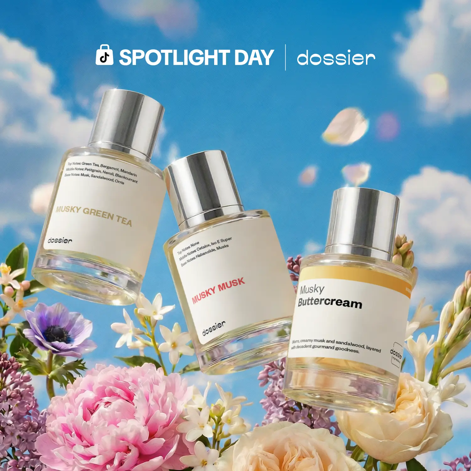 Musky Moment, Dossier, Women Perfume Bundle, 3x50ml, Eau de Parfum ...