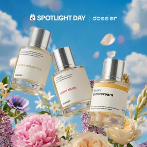 Musky Moment, Dossier, Women Perfume Bundle, 3x50ml, Eau de Parfum, Musky Musk, Musky Buttercream, Musky Green Tea