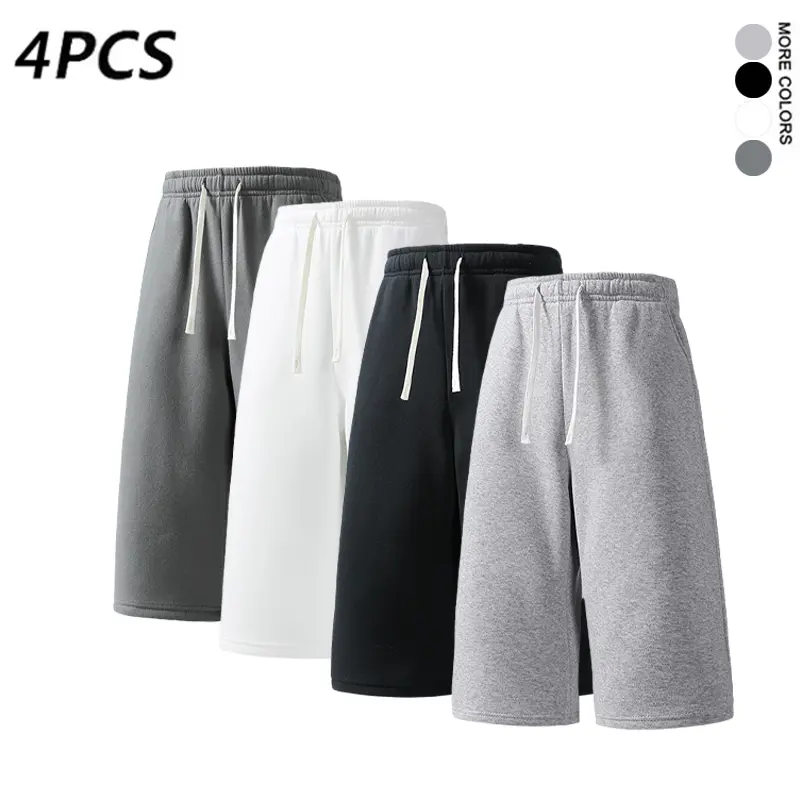 Men’s Baggy 3/4 Unisex Sweatpants - Available in 1-Pack and 4-Pack Options, Men's Sweatpants