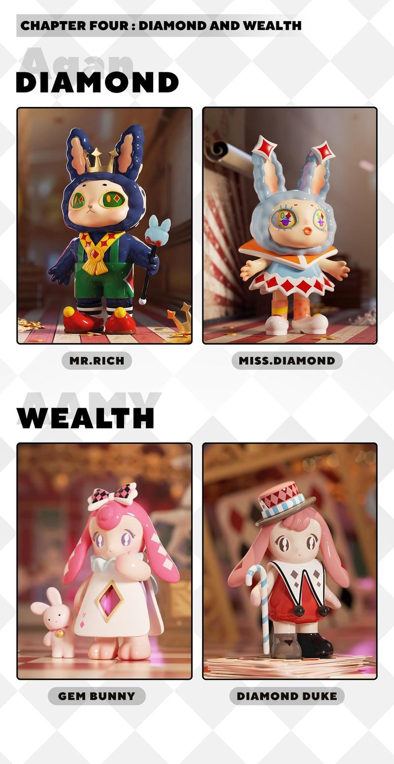 [FINDING UNICORN] 【Live Unboxing】THE WORLD OF CARDS SERIES BLIND BOX Cute Figures Desktop Ornament Collectible Toys Birthday Gifts HYNN66XXKS