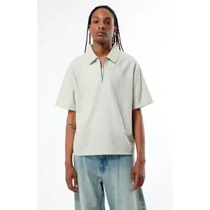 Pacsun Men's Nomad Green Quarter Zip Shirt