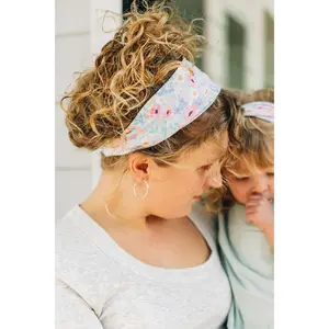 Watercolor Spring - Spring Headband Collection 2026, Buttery-Soft, Stretchy Headbands for Women and Girls, Headbands for Nurses and Teachers