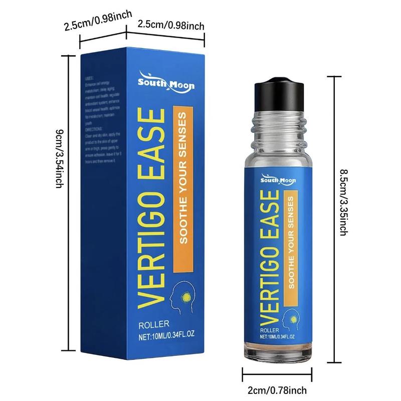 [buy one free one] Vertigo Ease Aromatherapy Roll -Essential Oils for Dizziness & Nausea -10ml
