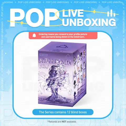 [POP NOW]SKULLPANDA The Sound Series Figures, Blind Box POP MART