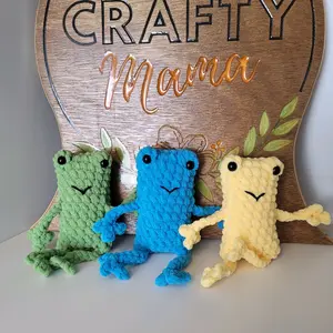 Mini Crochet Leggy Frogs