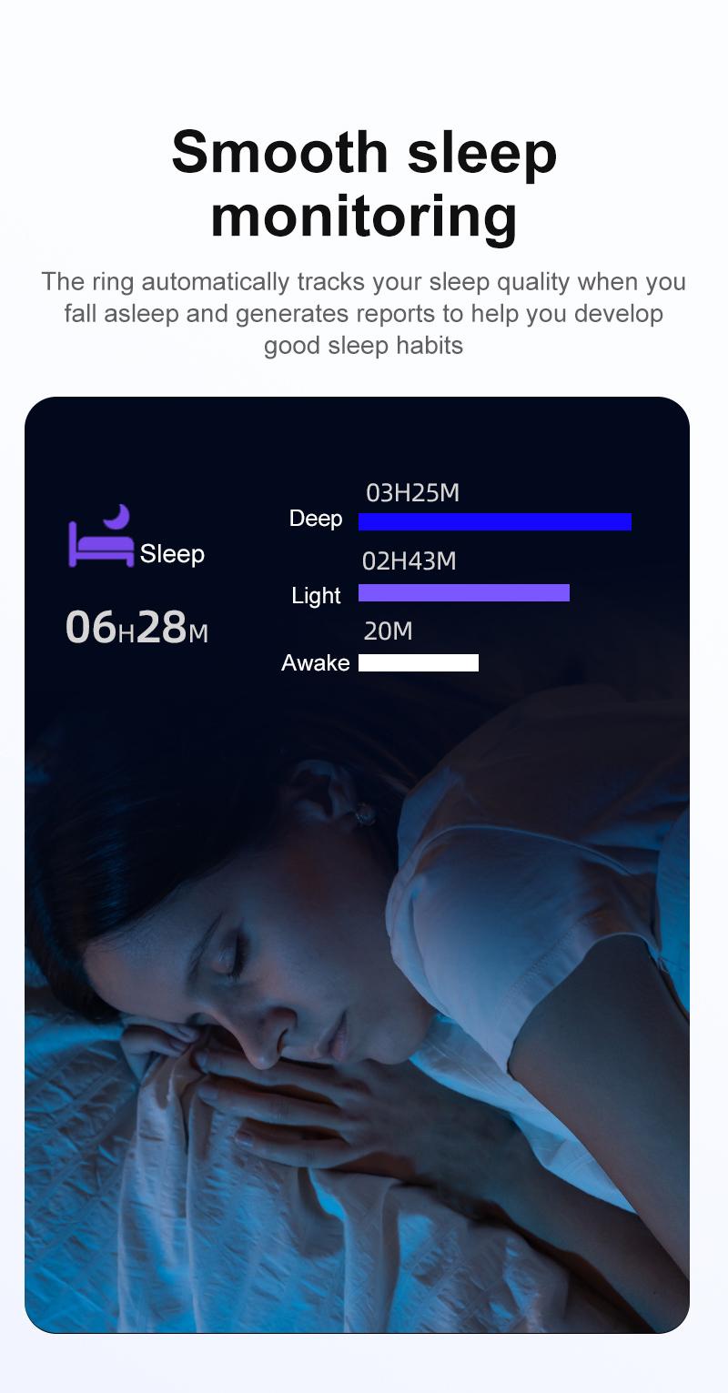 2026 New Sports Smart Ring – fitness Tracker with Heart Rate, Sleep, for Men & Women | No Subscription | Android & iOS Compatible