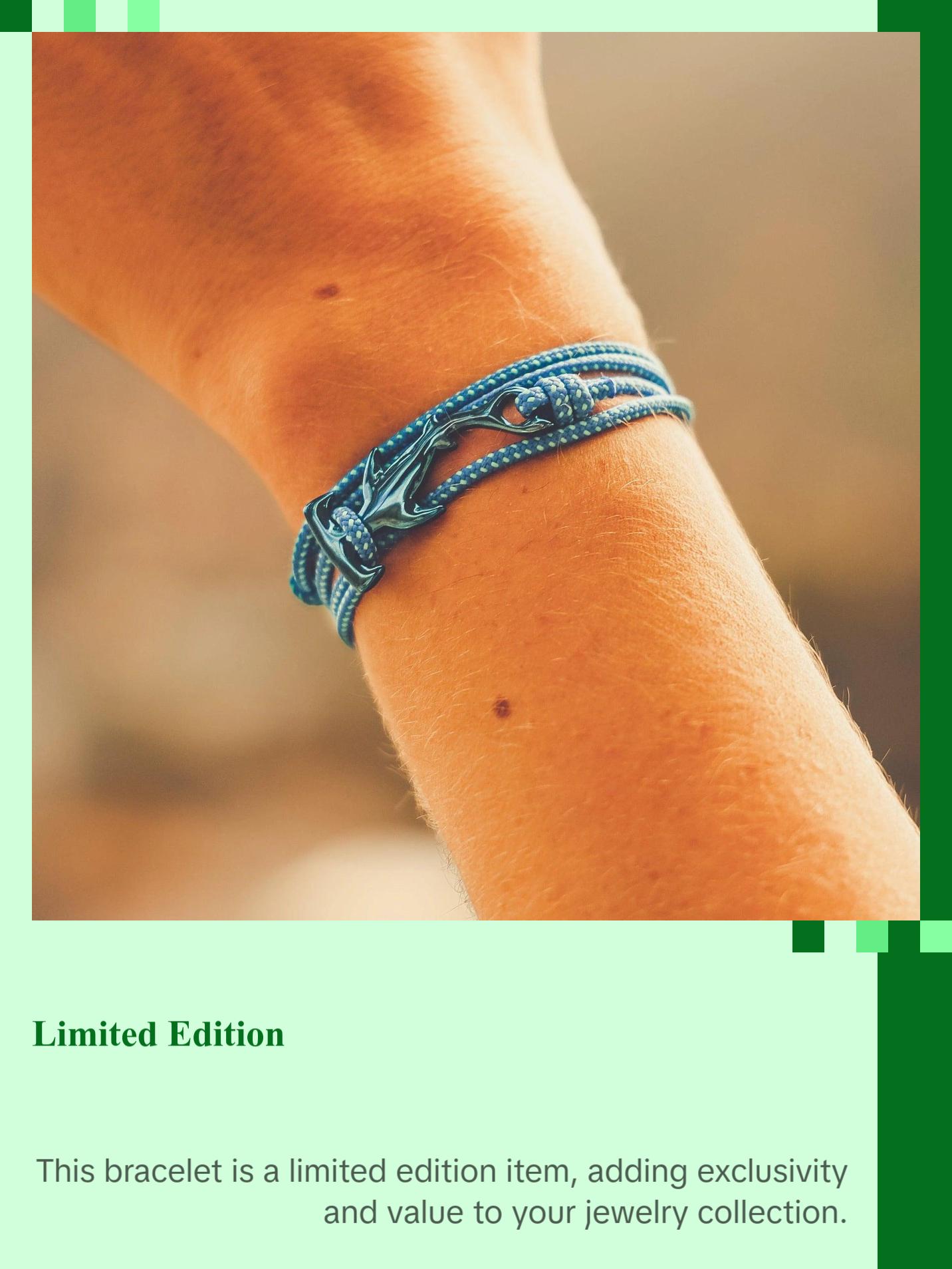 Hammerhead Shark Tracker Bracelet – Real-Time Shark Tracking, Ocean Conservation Jewelry | Cape Clasp