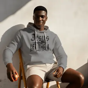 Inspiring Message Graphic Hoodie – Unisex Red & Gray Pullover