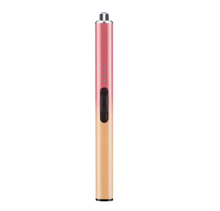 Rechargeable Plasma Arc Lighter Fire Starter - USB Charging, Long Reach, Windproof Kitchen Utensil with Data Cable, Single Unit, for Scented Candles, Birthday Gift Idea for Daughter, Sister