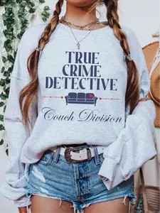 True Crime Detective ~ Unisex Crewneck Sweatshirts Printed in the USA