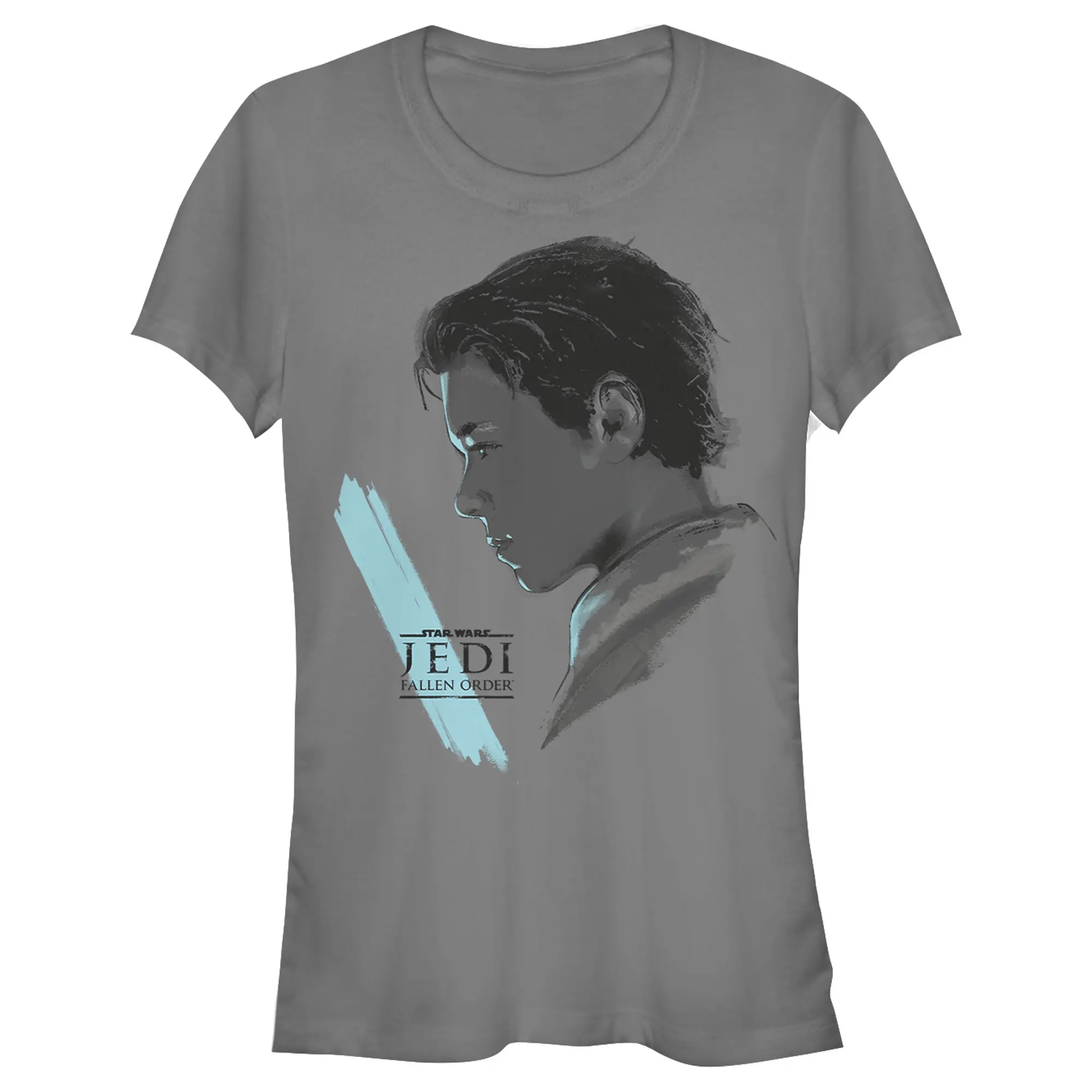 Women's Stylish Casual Short-Sleeve Star Wars Jedi: Fallen Order Cal Kestis Lightsaber Fashion Fit T-Shirt, Shortsleeve, Printed
