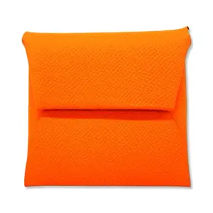 Pre-owned HERMÈS Leather Small Leather Goods Hermes Epsom Bastia Coin Case HER1024