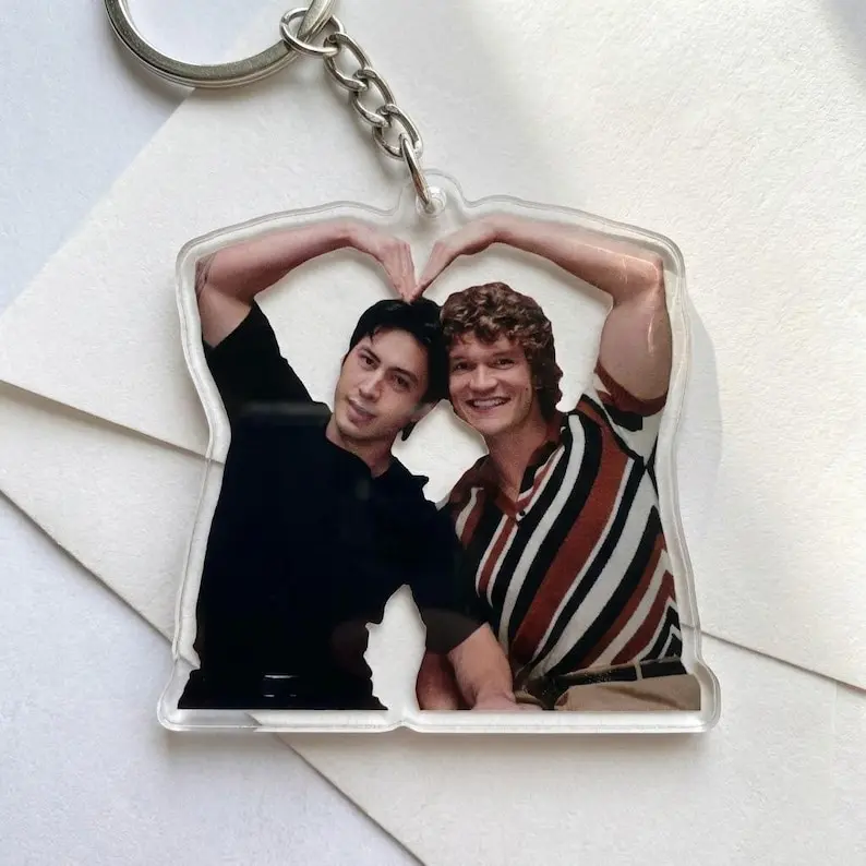 Heated Rivalry Shane And ILya Keychains, Hudson Williams and Connor Storrie Charm, Romance Hockey Keychains, Valentine Gift