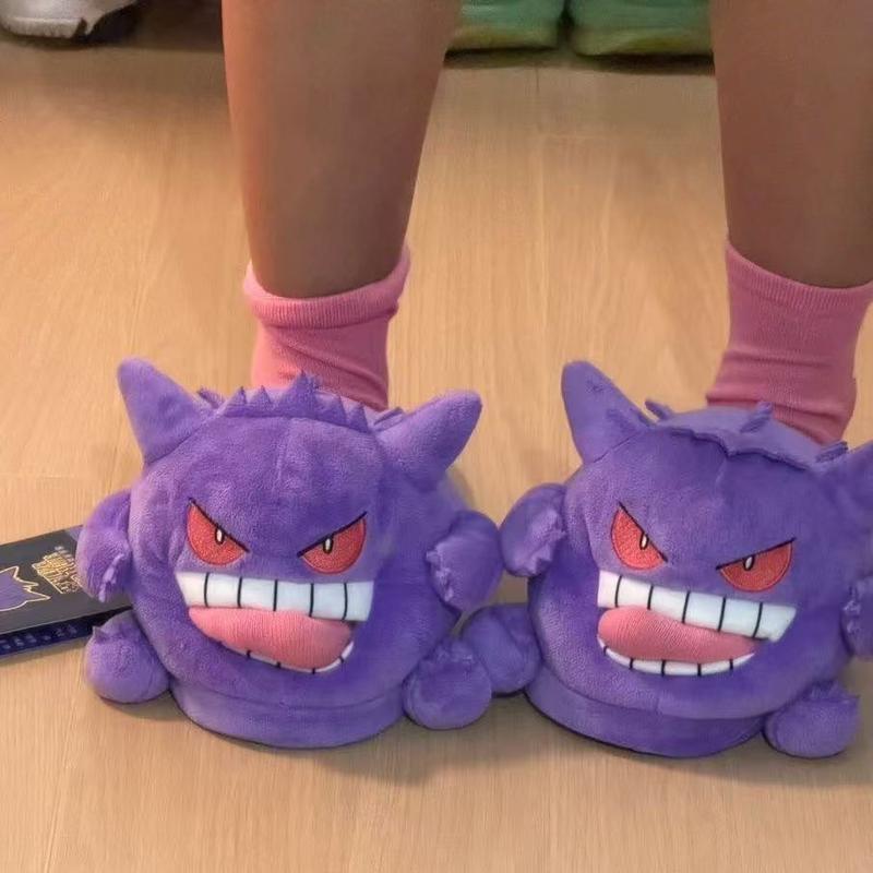 Super Cute Gengar Slipper Set(US5-9) Flipflop Footwear