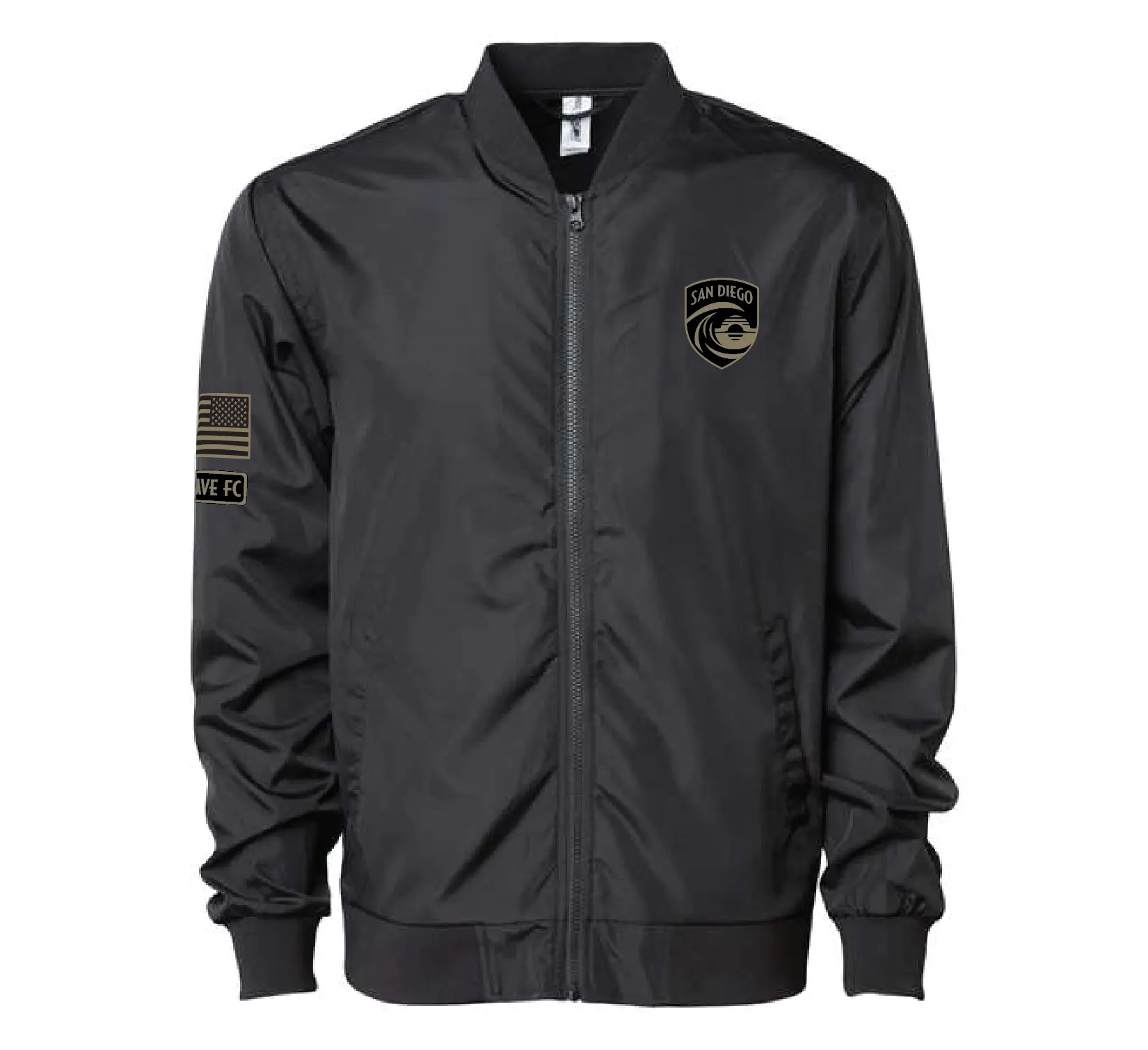 Unisex San Diego Wave FC Military Appreciation Bomber Jacket