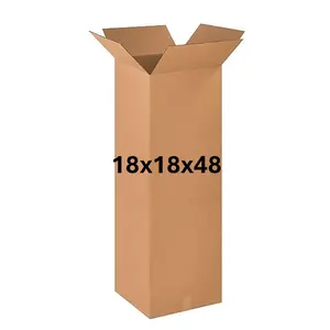 18x18x48 (200 lb strength) | SINGLE CARDBOARD BOX | TALL