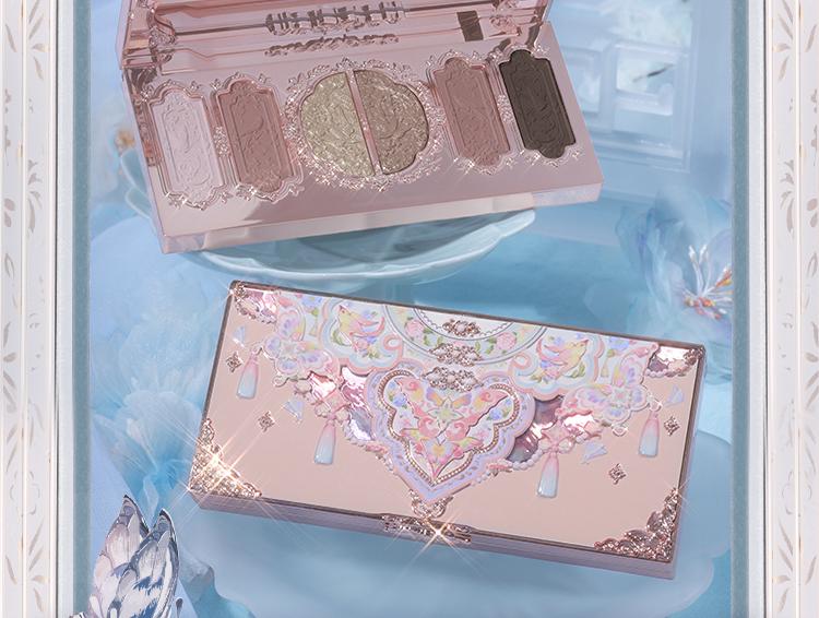 Flower Knows Butterfly Cloud Collar Collection Embossed Six-Color Makeup Palette