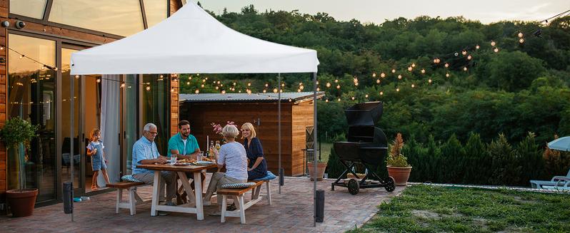 Sweet Furniture S - Canopy Tent 10x10 Pop Up Canopy Heavy Duty  Waterproof Portable Tent Pop Up Shade Canopy with Sand Bags