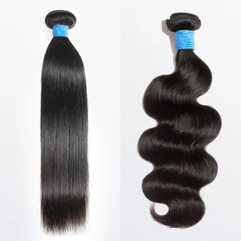 [Ashine] Hair 10A Straight/Body Wave Brazilian Virgin Human Hair Bundles 10 To 30 Inch 100% Unprocessed Straight Weave Hair Human Bundles