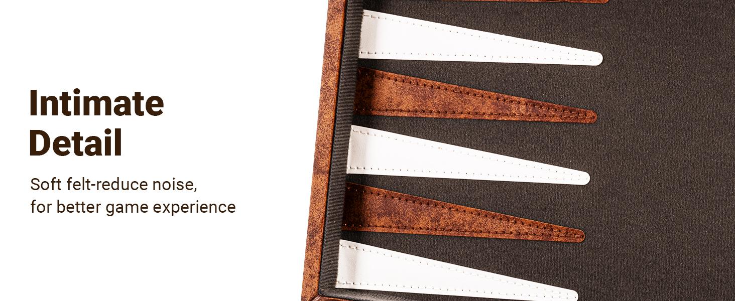 (Summer Turn-Up)Ropoda Backgammon Board Game Set with Top Quality Materials and Superb Craftsmanship for Travel, Outdoors, or Game Night, Summer Turn Up & Father's Day Deal