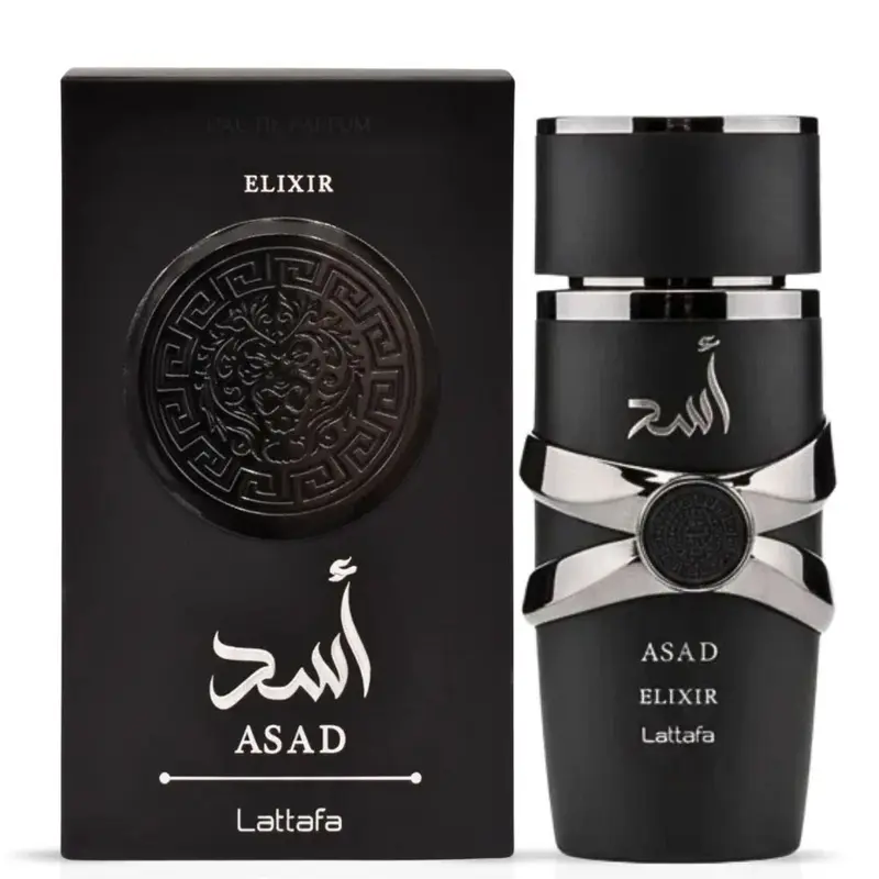 Lattafa Men's Asad Elixir EDP Spray 3.4 oz