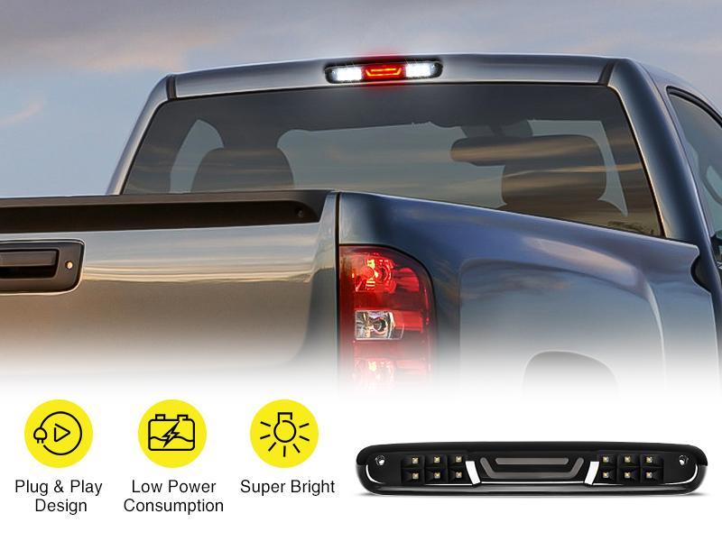 Nilight Third Brake Light High Mount 3rd Stop Reverse Cargo LED Lighting for Chevy Silverado GMC Sierra 1500 2500 3500HD 2007-2013 Pickup Truck Rear Cab Center Tail Lights Nilight Third Brake Light High Mount 3rd Stop Reverse Cargo LED Lighting for Chevy Silverado GMC Sierra 1500 2500 3500HD 2007-2013 Pickup Truck Rear Cab Center Tail Lights