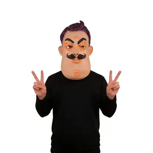 Hello Neighbor Mask - Humorous Prop,Cosplay Party & Game Themed Event  led  Halloween Mask   Halloween  festivity