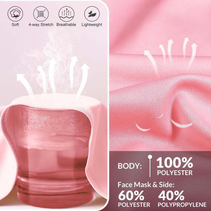 baleaf 2025 Women's Sun Protection Hoodie Face Mask UPF 50+ Long Sleeve Thumbholes UV SPF T-Shirts  Neck Gaiter Fishing Hiking Lightweight Rash Guards