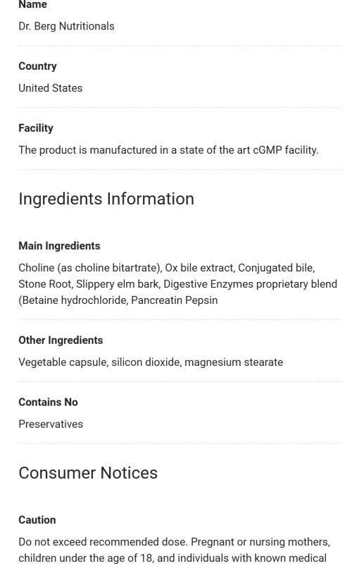 Gallbladder Formula Extra Strength with Ox Bile and Digestive Enzymes- 90 Vegetable Capsules  Dietary Supplement