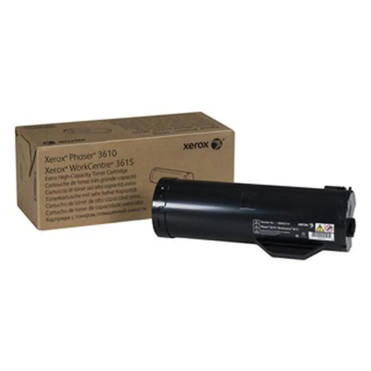 Xerox Extra High Capacity Black Toner Cartridge - 25000 Pages High Yield, Compatible with Select Phaser/WorkCentre Printers