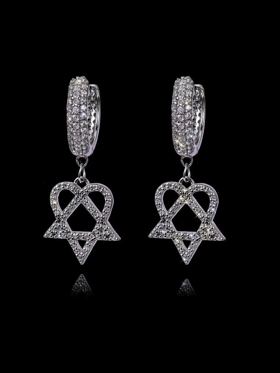 Opu hexagram earrings